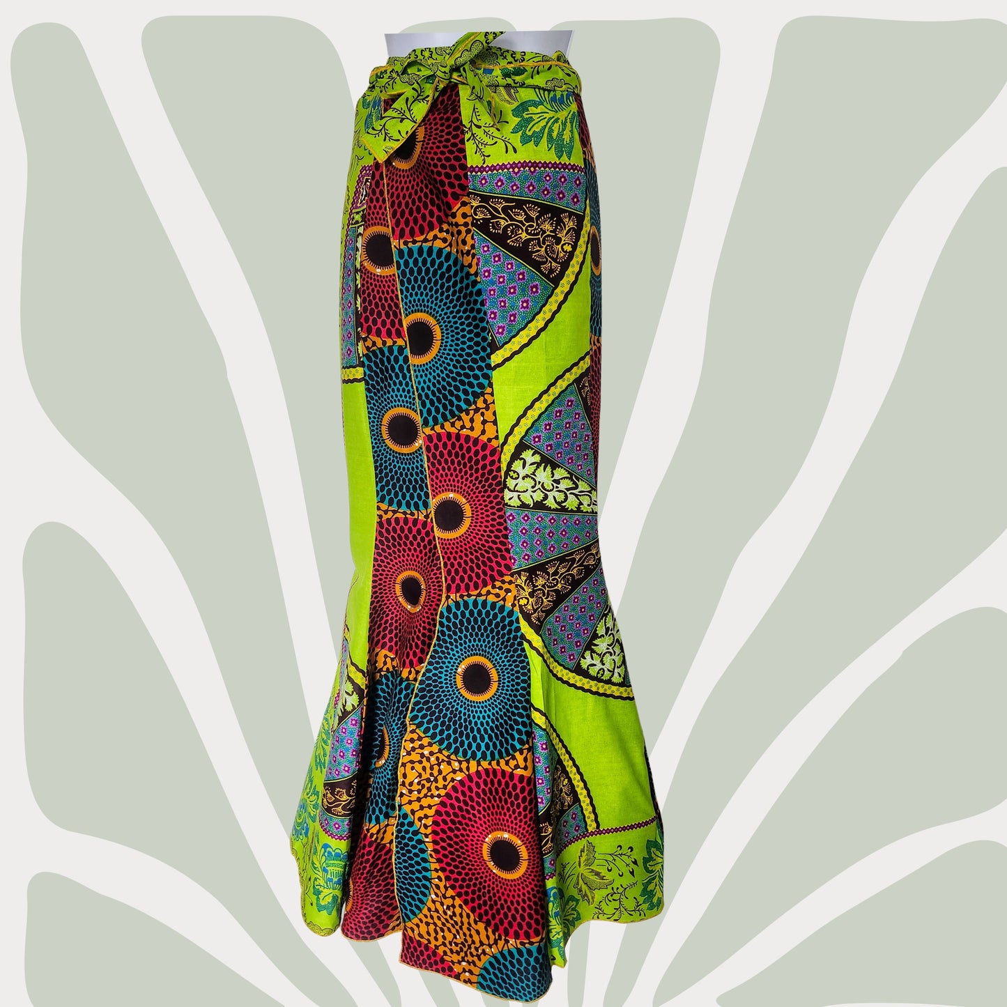 Green Ankara Mermaid Skirt